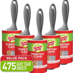 Scotch-Brite Lint Roller Value Pack, Works Great On Pet Hair