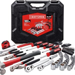 CRAFTSMAN Home Tool Set/Mechanics Tools Kit, 102-Piece