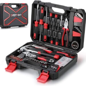 Eastvolt 128-Piece Home Repair Tool Set, Tool Sets for Homeowners, General Household Hand Tool Set with Storage