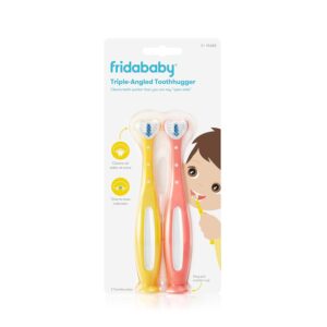 Frida Baby Triple-Angle Toothhugger Training Toothbrush for Toddler Oral Care